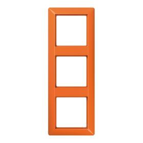 JUNG AS 500 Оранжевая Рамка 3-ая ударопрочная