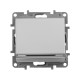 Выключатель карточный с подсветкой - Legrand Etika - с задержкой выключения 2А 250В винтовые зажимы - алюминий