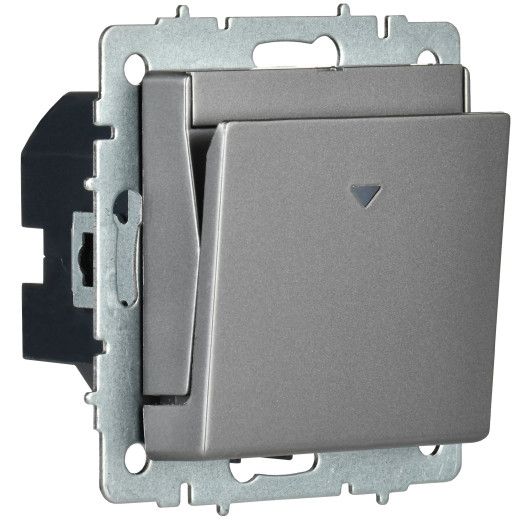 BRITE Выключ. карточный 30А ВС10-1-8-БрС сталь IEK