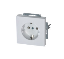 ABB BJE Solo/Future Белый бархат Розетка с/з