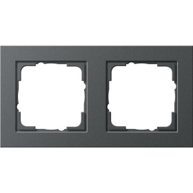 Gira E2 Антрацит Рамка 2-ая