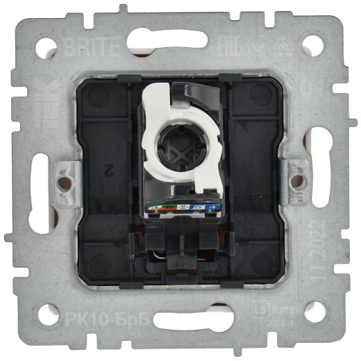 BRITE Роз. комп. RJ45 кат.5E РК10-БрБ бел.