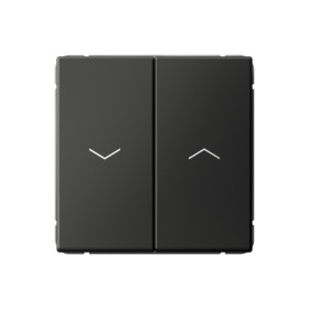 Systeme Electric ArtGallery Базальт Выключатель 2-клавишный для жалюзи, 2х сх.4, 10А, механизм, быстрозажим. клем.