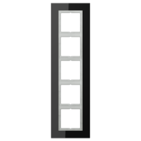 JUNG LS Plus Стекло Черное Рамка 5-ая