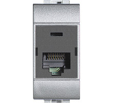 BT LL Алюминий Розетка RJ45, UTP, cat6, IDC110.