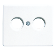 JUNG SL 500 Белая Накладка TV-FM розетки