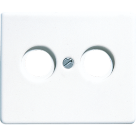 JUNG SL 500 Белая Накладка TV-FM розетки