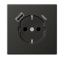 JUNG SCHUKO Антрацит Розетка с USB-интерфейсом