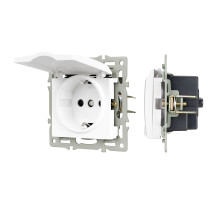 Arlight Механизм розетки влагозащищённый SCT-MCP-PL-WH (250V, 16A) (-)