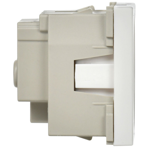 РКС-20-30-П-К Розетка с з/к 2к (2 мод) ПРАЙМЕР белая IEK