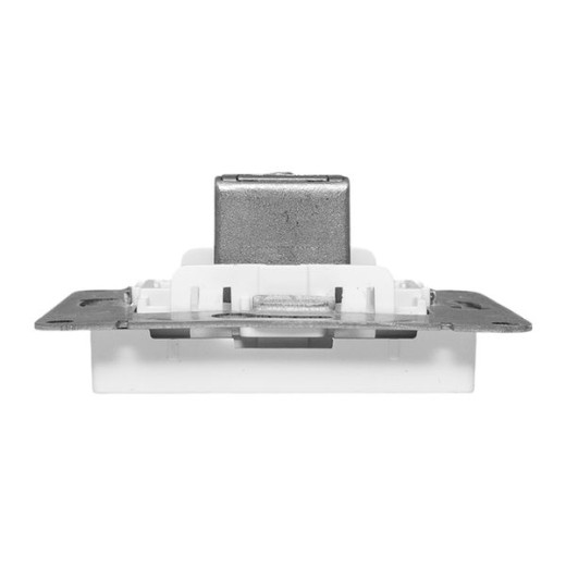 Механизм розетки TV, опроходная, белый Эпика EKF