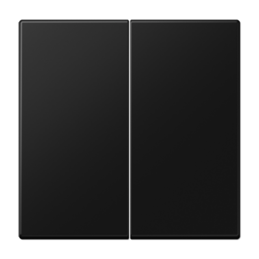 Центральная плата 2 группы стандарт, дюропласт, черный матовый