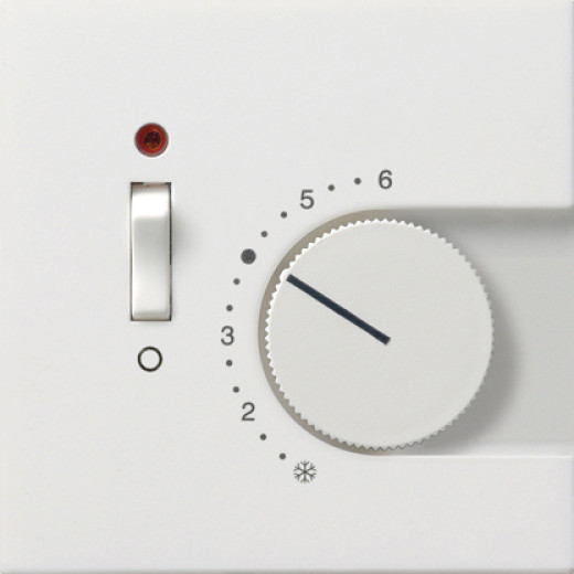 Накладка для термостатов с пов. ручкой и контр. лампой