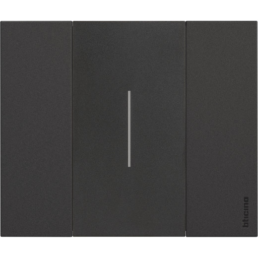 LIVING NOW. Декоративная рамка 2 модуля.Цвет Черный.