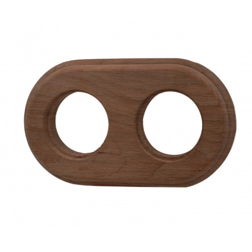 Рамка 2-местная R, дерево, цвет Старое дерево