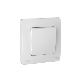 Systeme Electric Blanca внутр Бел Переключатель 1-клавишный IP44, 10A, 250В