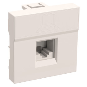 IEK PRIMER Розетка информационная RJ-45 UTP кат.5e, 2 модуля. РКИ-20-00-П