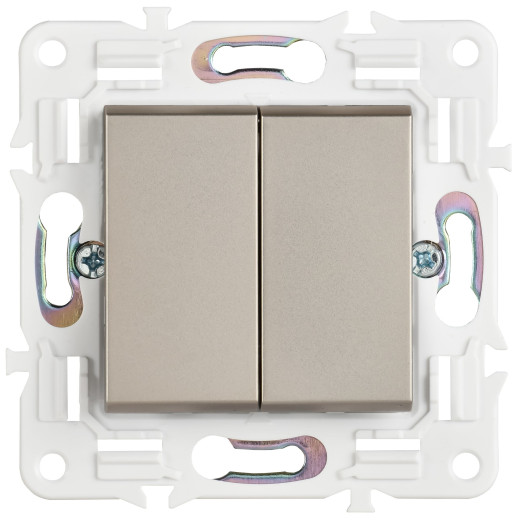 SKANDY Выключ. 2-кл. 10А SK-V04Sh шамп. IEK