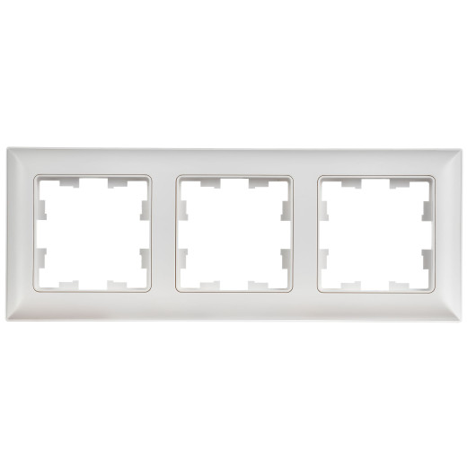 BRITE Рамка 3-мест. РУ-3-БрАБ а/б/бел. IEK