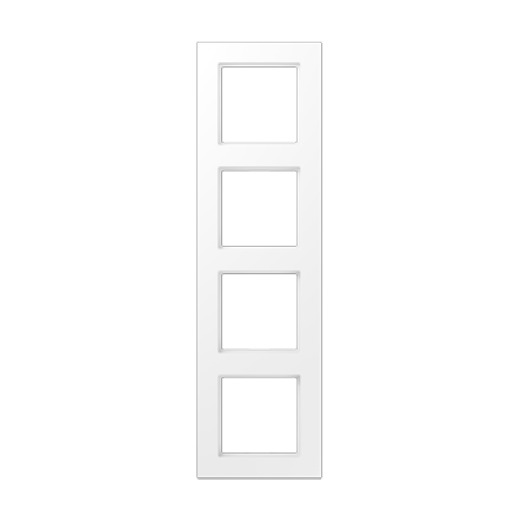 Рамка 4 поста, серия A550, термопласт, белый матовый