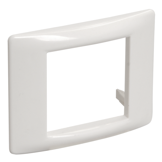 PRIMER Рамка и суппорт универс. на 2 модуля белый IEK