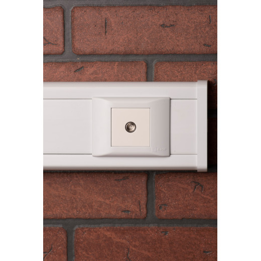 Розетка ТВ, 2 модуля EKF