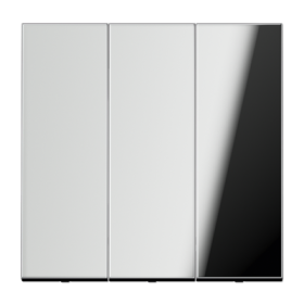 JUNG Хром Клавиша 3-ая для трёхклавишного переключателя арт. 5306EU