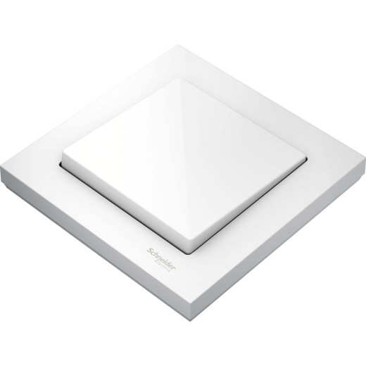 MERTEN M-Pure РАМКА 1 пост, ПОЛ.БЕЛЫЙ, SM