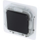 Переключатель одноклавишный IP44 - Legrand/Daccord Inspiria - 10АХ 250В безвинтовые зажимы - антрацит