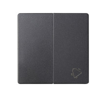 Simon 82 Графит Комплект накладок (2 шт) с пиктограммой 