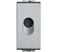 BT LL Алюминий Заглушка, 1 мод с отверстием д=9мм для ввода кабеля.