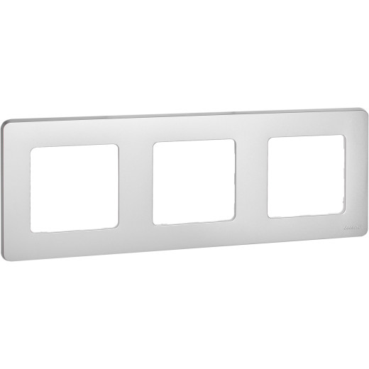 Рамка 3 поста - Legrand/Daccord Inspiria - алюминий