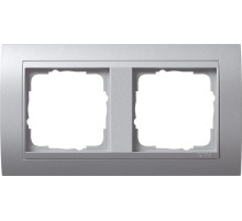Gira Event Алюминий/Алюминий Рамка 2-ая