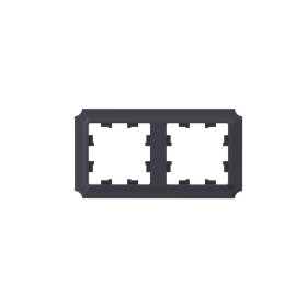 Systeme Electric AtlasDesign Antique Карбон Рамка 2-ая, универсальная