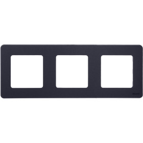 Legrand/Daccord INSPIRIA Антрацит Рамка - 3 поста.
