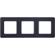 Рамка 3 поста - Legrand/Daccord Inspiria - антрацит