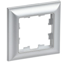 IEK BRITE DECOR Алюминий 3D-форма Рамка 1-м РУ-1-Бр