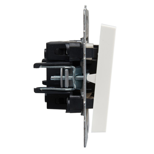 BRITE Выключ. 1-кл. прох. с инд. 10А ВС10-1-7-БрБ бел. IEK