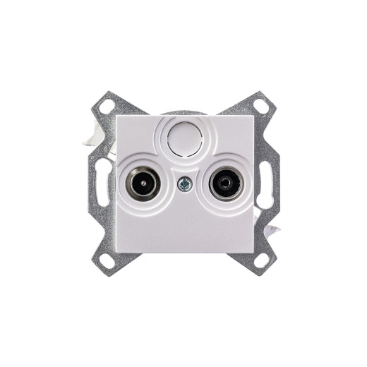 Розетка TV-R ABB Levit оконечная жемчуг