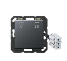 JUNG Накладка для внешнего DND-модуля с LED-лампами, 230 В, матовый антрацит