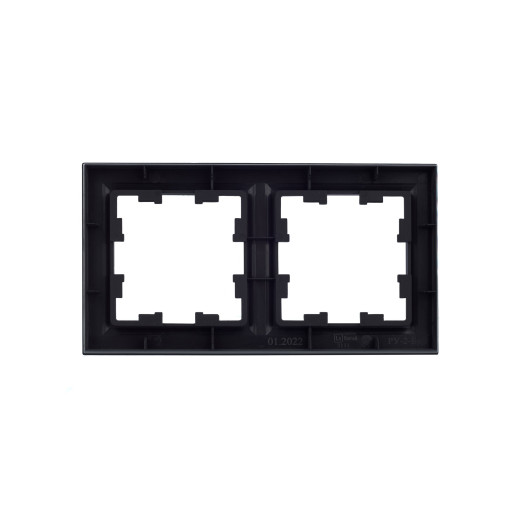 BRITE Рамка 2-мест. РУ-2-БрГ граф. IEK