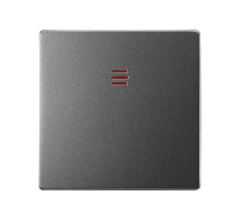 Simon S82 Concept Матовый титан, Клавиша для выключателя S75 с подсветкой