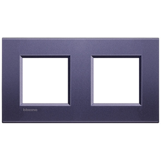 Livinglight Рамка прямоугольная, 2 поста, цвет Синий шелк