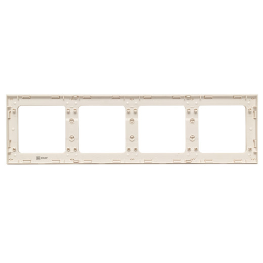 Стокгольм Рамка 4-местная белая EKF PROxima