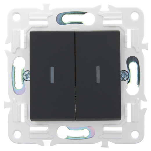 SKANDY Выключ. 2-кл. 10А SK-V04G граф. IEK