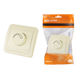 TDM Светорегулятор (RL, 600Вт) поворотный сл. кость 