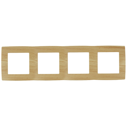 12-5004-11 ЭРА Рамка на 4 поста, Эра12, сосна (10/100/2000)