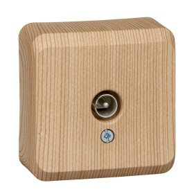 Systeme Electric Этюд наруж Дача Сосна Розетка TV единственная 0,7dB