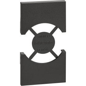 BT Living now Черный Лицевая панель для розеток 2К+З немецкого/итальянского стандарта 2 мод.