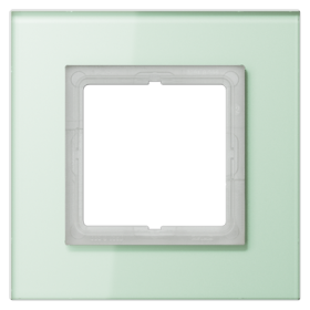 JUNG LS plus Стекло Светло-зеленая Рамка 1-ая